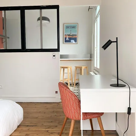 Studio Cosy Et Calme A Lambezellec *
